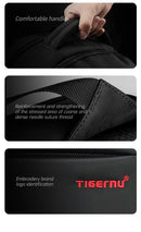 Tigernu anti-roubo mochilas grande capacidade saco 15.6 17 19 polegada mochila portátil para homens mochila de viagem bolsa feminina