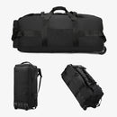 Bolsa de viagem, bolsa de grande capacidade, bagagem de mão portátil ao ar livre, bolsa de viagem com rolo, bolsa de lona unissex conveniente e prática
