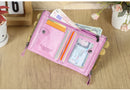 Contact's moda couro genuíno carteira feminina bifold titular do cartão moeda bolsa pequena bolsa feminina clipe de dinheiro masculino bolso carteiras
