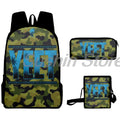 Jey uso yeet merch mochila 3 pçs/set mochila crossbody saco das mulheres dos homens casual daypack unisex packsack sacos de viagem