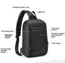 Mochila Antifurto Impermeável Kingsons/Vgoal para Homens, para Laptop de 14/13.3 polegadas com Porta USB e Cadeado TSA
