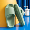 Mulheres plataforma grossa nuvem chinelos interior casa eva sola macia travesseiro slides sandálias mulher 2025 verão antiderrapante praia flip flops