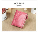 Contact's moda couro genuíno carteira feminina bifold titular do cartão moeda bolsa pequena bolsa feminina clipe de dinheiro masculino bolso carteiras