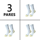 Meias de futebol masculinas, Meia poliamida corrida, Meia antiderrapante futebol, Meias de corrida de tubo médio