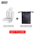 QCY-T13 ANC Fones De Ouvido Sem Fio, Bluetooth 5.3 TWS, ANC, Auscultadores De Cancelamento De Ruído, 4 Microfones ENC Headset, In-Ear, Handfree Earbuds