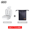 QCY-T13 ANC Fones De Ouvido Sem Fio, Bluetooth 5.3 TWS, ANC, Auscultadores De Cancelamento De Ruído, 4 Microfones ENC Headset, In-Ear, Handfree Earbuds