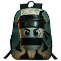 Engraçado italiano brainrot impresso mochila para meninos meninas cappuccino assassino mochila crianças bookbag italiano brainrot sacos