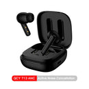 QCY-T13 ANC Fones De Ouvido Sem Fio, Bluetooth 5.3 TWS, ANC, Auscultadores De Cancelamento De Ruído, 4 Microfones ENC Headset, In-Ear, Handfree Earbuds