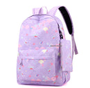 Conjunto de mochila com estampa KPop Demon Hunter com lancheira e bolsa de lápis, mochila externa leve e respirável de grande capacidade