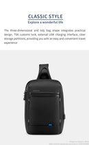 Mochila Antifurto Impermeável Kingsons/Vgoal para Homens, para Laptop de 14/13.3 polegadas com Porta USB e Cadeado TSA