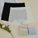 1pc verão gelo seda ultra-fino boxer roupa interior feminina sem costura calcinha de cintura alta plus size secagem rápida feminino calças curtas de segurança