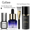 Gollee cola de extensão de cílios, secagem rápida, 0.5s, à prova d'água, adesivo, suprimentos, cola forte para salão de beleza, maquiagem, beleza
