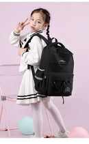 Fengdong-Saco Escolar de Grande Capacidade para Crianças, Mochila Bonito para Meninas, Kawaii Bookbag para Crianças, Presente dos Estudantes Primários
