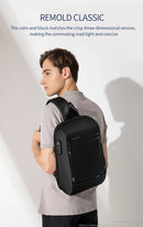 Mochila Antifurto Impermeável Kingsons/Vgoal para Homens, para Laptop de 14/13.3 polegadas com Porta USB e Cadeado TSA