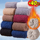 1/3 pares homens super grosso coral velo meias de alta qualidade casa piso quente inverno frio neve bota meias algodão pelúcia meia térmica