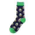 1 par novos homens mulheres meias de algodão casuais meias coloridas tripulação rua skate meias feliz engraçado harajuku sox meias