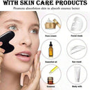 Conjunto de Rolos Faciais de Gelo, Ferramenta de Massagem Gua Sha para Contorno e Lifting Facial