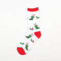 1 par novos homens mulheres meias de algodão casuais meias coloridas tripulação rua skate meias feliz engraçado harajuku sox meias