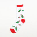 1 par novos homens mulheres meias de algodão casuais meias coloridas tripulação rua skate meias feliz engraçado harajuku sox meias
