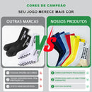 Meias de futebol masculinas, Meia poliamida corrida, Meia antiderrapante futebol, Meias de corrida de tubo médio