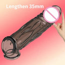 Anel peniano reutilizável, preservativo para retardar a ejaculação, brinquedos sexuais para homens, sem vibrador, mulheres, bdsm, clitóris anal, massageador, sex shop