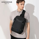 Mochila Antifurto Impermeável Kingsons/Vgoal para Homens, para Laptop de 14/13.3 polegadas com Porta USB e Cadeado TSA