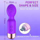 Mini vibrador av vibrador brinquedos sexuais para adultos mulheres vagina clitóris estimulador varinha mágica g ponto anal massageador masturbador feminino
