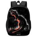 Animal World Tiranossauro Rex Dinossauro Dupla Camada Meninos e Meninas Mochila Escola Primária e Secundária Estudante Mochila