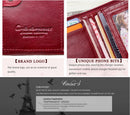 Contact's moda couro genuíno carteira feminina bifold titular do cartão moeda bolsa pequena bolsa feminina clipe de dinheiro masculino bolso carteiras