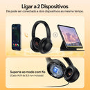 QCY-H3 ANC Auscultadores sem fios, Bluetooth 5.4, Hi-Res Audio, Over Ear Headset, híbrido Active Cancelamento de Ruído, Auscultadores, 60H, 43dB