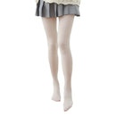 Adulto leite branco meias de seda para menina lolita veludo fundo fino macacão estudante meias alta elasticidade feminino meia-calça apertada