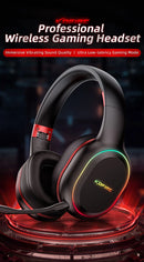 Kofire UG-05 fones de ouvido para jogos 2.4g bt5.0 fone de ouvido sem fio com microfone rbg luz vibração bluetooth fone de ouvido para ps4 ps5 pc switch