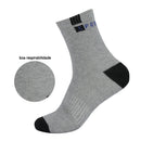 12 Pares, Meias Masculinas de Algodão, Respiráveis, Contendo Algodão, Meias Esportivas de Cano Médio, Verão, Secagem Rápida