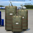 Bolsa de viagem dobrável, compartimento de bagagem, caixa de armazenamento de roda giratória, bolsa de bagagem telescópica de grande capacidade, bolsa noturna