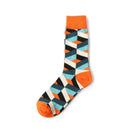 1 par novos homens mulheres meias de algodão casuais meias coloridas tripulação rua skate meias feliz engraçado harajuku sox meias
