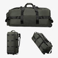 Bolsa de viagem, bolsa de grande capacidade, bagagem de mão portátil ao ar livre, bolsa de viagem com rolo, bolsa de lona unissex conveniente e prática