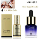 Gollee extensões de cílios 15ml primer de limpeza de cílios super ligação 0.5s cola de extensão de cílios profissional adesivo de cílios