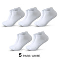 ‌ Meias esportivas masculinas, 3/5/10 pares, meias curtas para corrida, secagem rápida, malha respirável, meias curtas leves, confortáveis e anti-odor