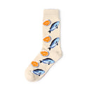 1 par novos homens mulheres meias de algodão casuais meias coloridas tripulação rua skate meias feliz engraçado harajuku sox meias