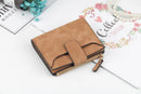 Carteira feminina de couro luxuosa, grande capacidade, slots para vários cartões, bolso fino para moedas, porta-cartões, carteira para mulheres