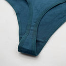 5 pçs/set calcinha de algodão g-string calcinha feminina sexy lingerie feminina tanga para mulher cor sólida calcinha íntima