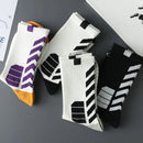 5 pares outono inverno meia basquete esportes simples alta superior meados tubo grosso moda ins cor sólida engraçado meia confortável