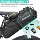 Newboler 15l grande capacidade saco de bicicleta à prova dwaterproof água alforje ciclismo saco cauda mtb dobrável saco traseiro bagagem da bicicleta estrada