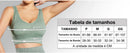 Sutiã esportivo sem costura, Top push up respirável à prova de choque feminino curto，Lingerie feminina，Poliéster，Respirável