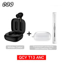 QCY-T13 ANC Fones De Ouvido Sem Fio, Bluetooth 5.3 TWS, ANC, Auscultadores De Cancelamento De Ruído, 4 Microfones ENC Headset, In-Ear, Handfree Earbuds