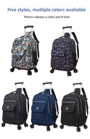 Nova Mala de Viagem de Grande Capacidade com Alça Retrátil, Bolsa de Mão para Viagens de Longa e Curta Distância, Mala de Nyl...