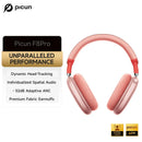 Picun f8 pro anc fones de ouvido sem fio cabeça rastreamento áudio espacial 3d-52db anc alta fidelidade bluetooth fone de ouvido enc hd microfone app de baixa latência