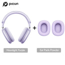 Picun f8 pro anc fones de ouvido sem fio cabeça rastreamento áudio espacial 3d-52db anc alta fidelidade bluetooth fone de ouvido enc hd microfone app de baixa latência