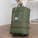 Bolsa de viagem dobrável, compartimento de bagagem, caixa de armazenamento de roda giratória, bolsa de bagagem telescópica de grande capacidade, bolsa noturna