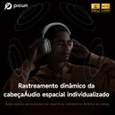 Picun f8 pro anc fones de ouvido sem fio cabeça rastreamento áudio espacial 3d-52db anc alta fidelidade bluetooth fone de ouvido enc hd microfone app de baixa latência